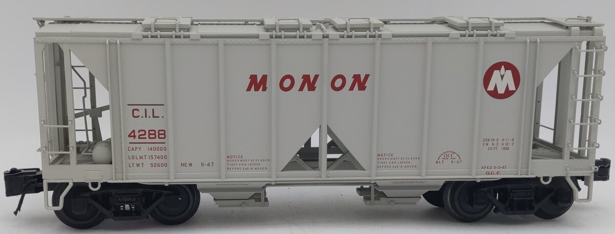 Atlas 3005110 O Monon ACF 70-Ton 1958 Cubic Feet Covered Hopper 3-Rail EX/Box