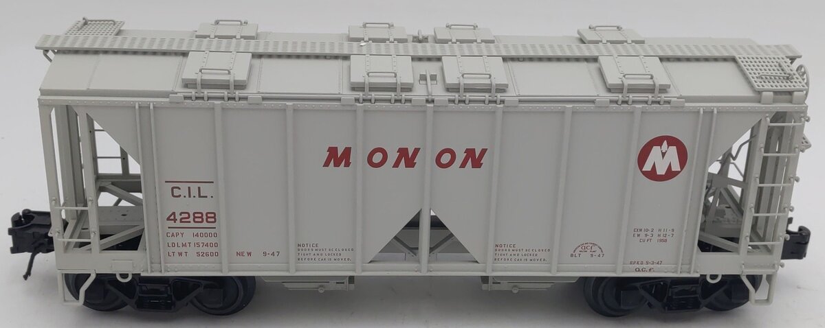 Atlas 3005110 O Monon ACF 70-Ton 1958 Cubic Feet Covered Hopper 3-Rail EX/Box