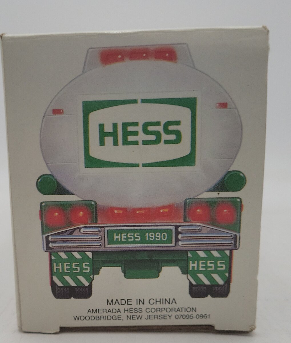 Hess 1:64 Diecast 1990 Toy Tanker Truck VG/Box