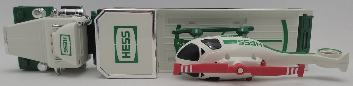 Hess 1995 1:64 Scale Diecast 18 Wheeler Truck with Helicopter EX/Box