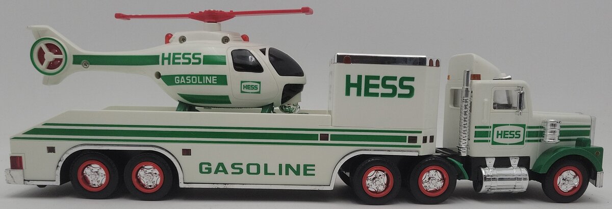 Hess 1995 1:64 Scale Diecast 18 Wheeler Truck with Helicopter EX/Box