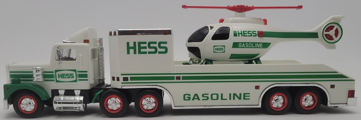 Hess 1995 1:64 Scale Diecast 18 Wheeler Truck with Helicopter EX/Box