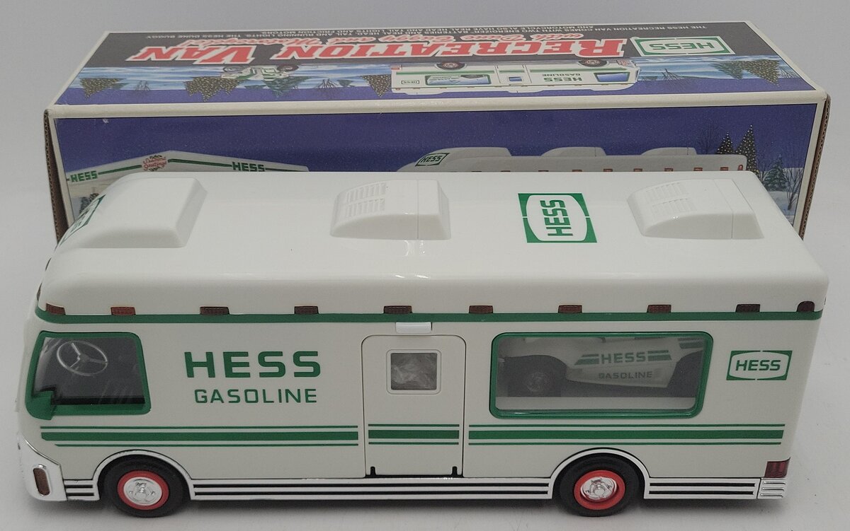 Hess 1998 Recreation Van w/Dune Buggy & Motorcycle EX/Box
