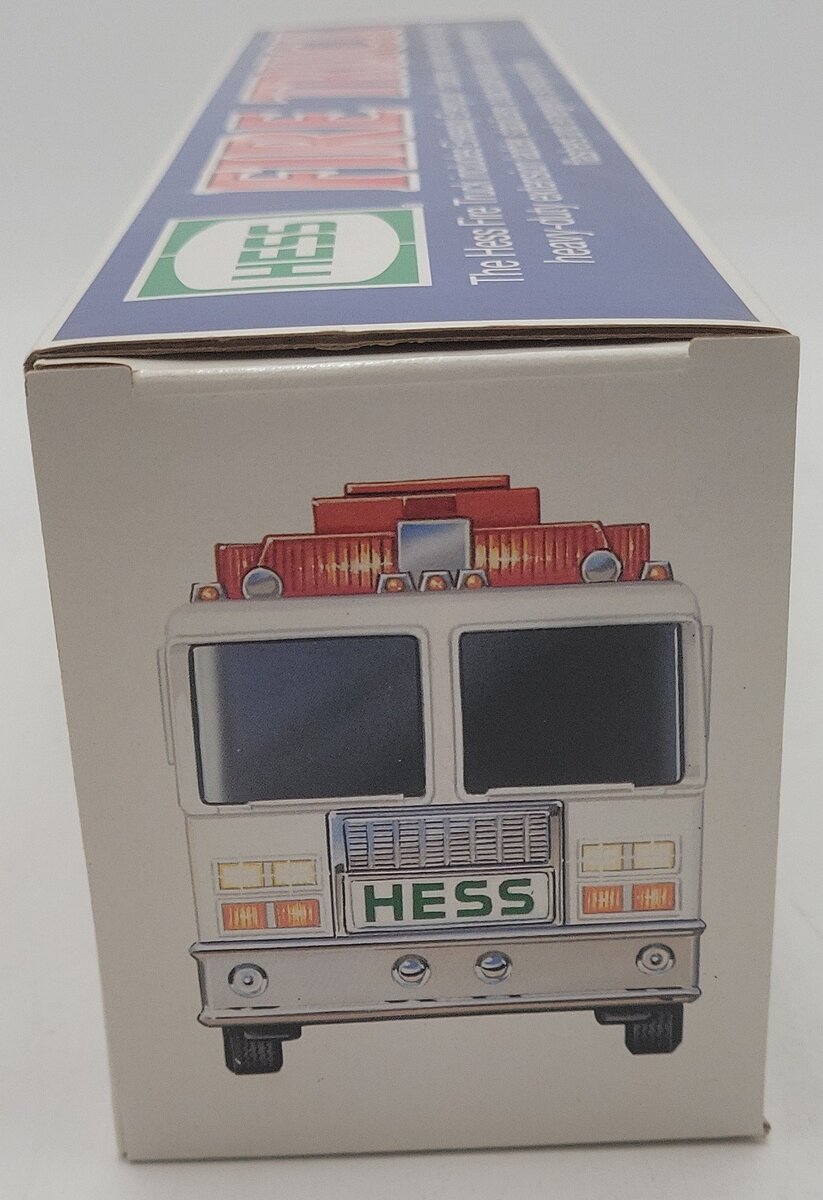 Hess 2000 Plastic Fire Truck w/Heavy Duty Extension Ladder EX/Box