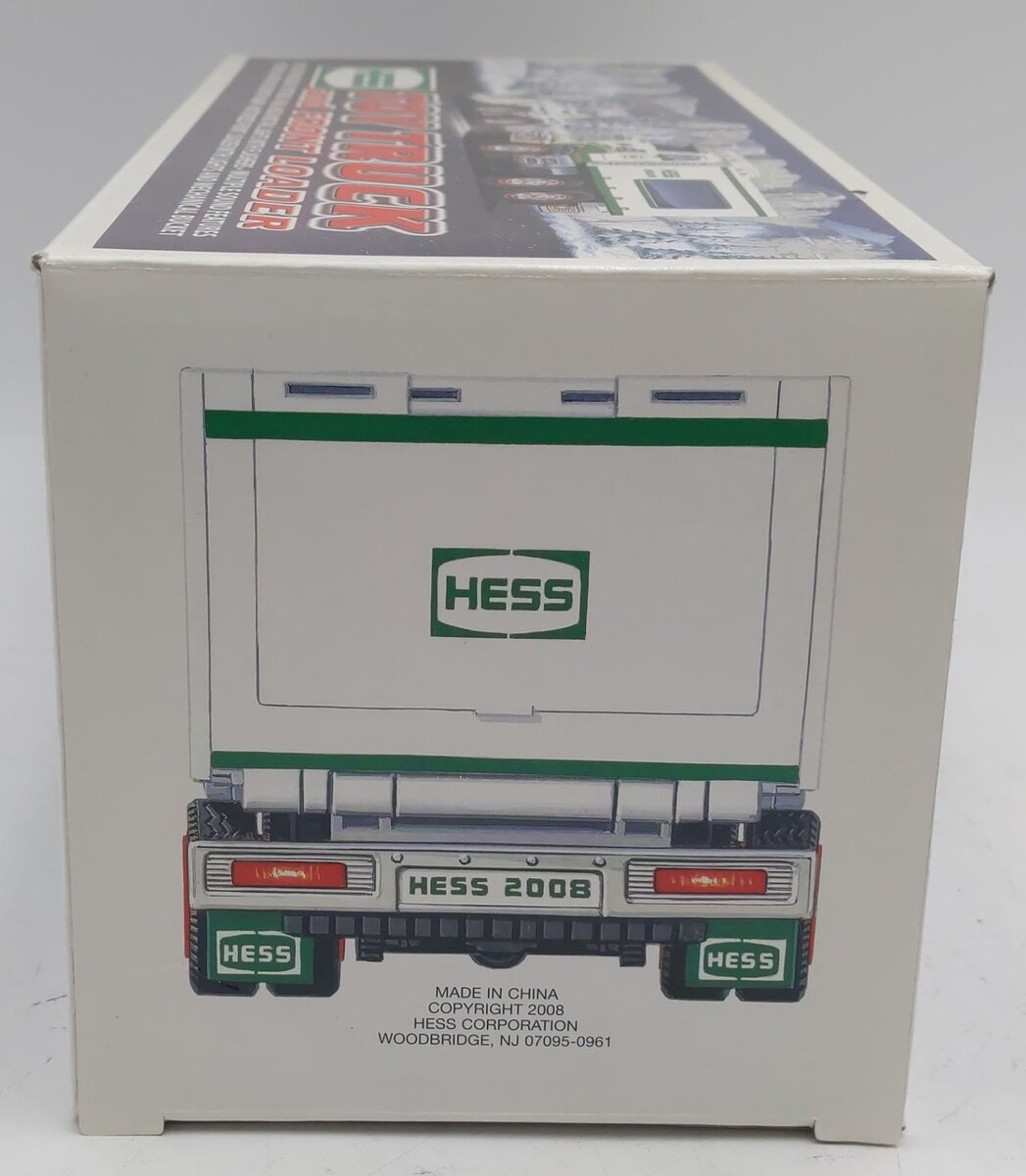 Hess 2008 Diecast Toy Truck And Front Loader EX/Box