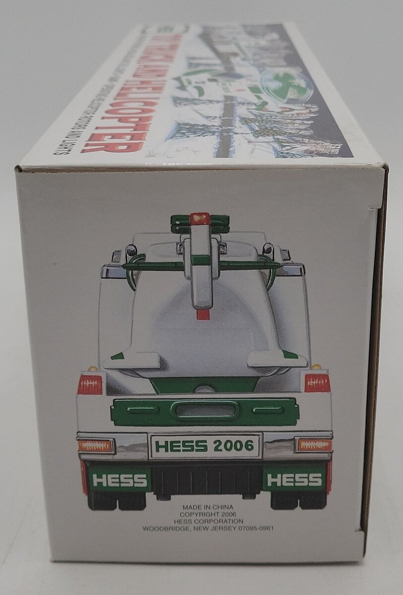 Hess 2006 Diecast Toy Truck & Helicopter w/Ramp EX/Box