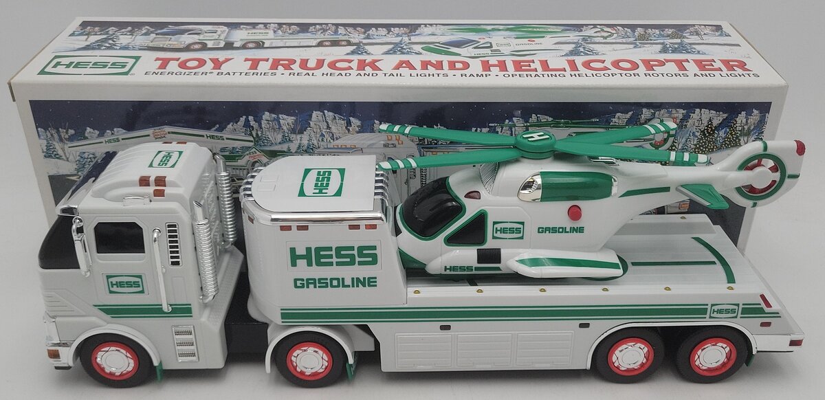 Hess 2006 Diecast Toy Truck & Helicopter w/Ramp EX/Box