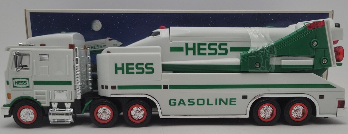 Hess 1999 Diecast Toy Truck & Space Shuttle w/Satellite EX/Box