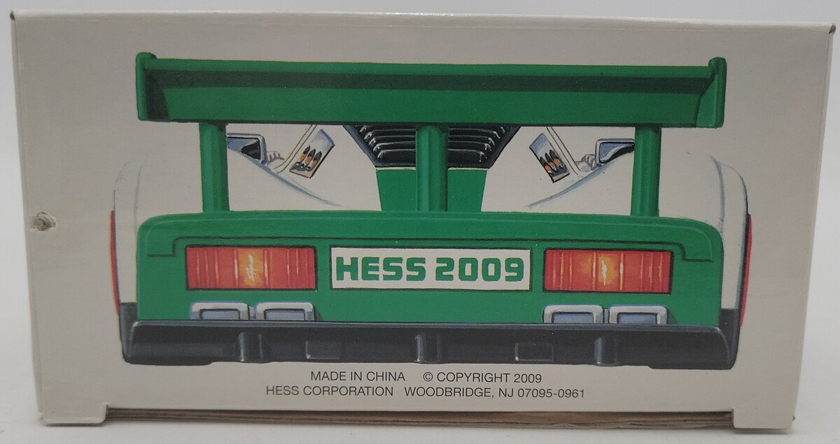 Hess 2009 Diecast Race Car and Racer w/Pull Back Motor EX/Box