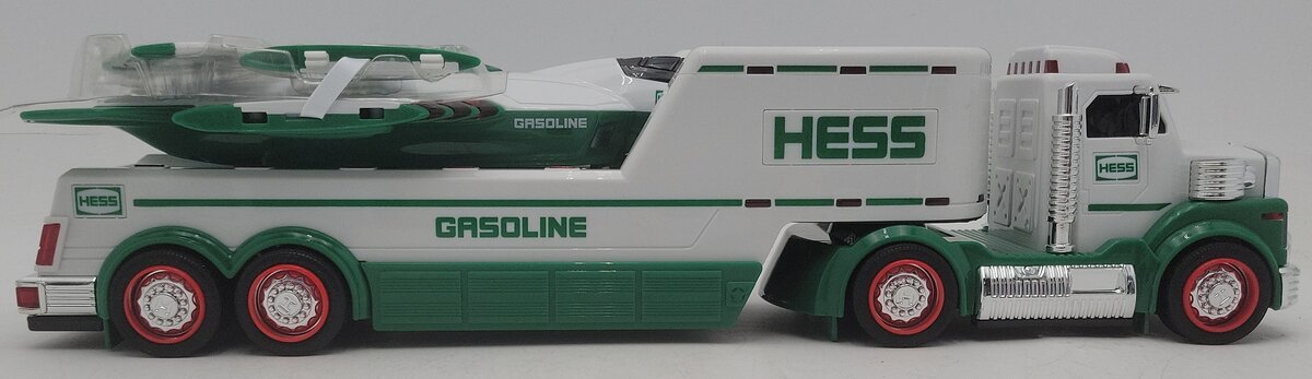 Hess 2010 Diecast Toy Truck and Jet w/Real Lights & Launch Ramp EX/Box