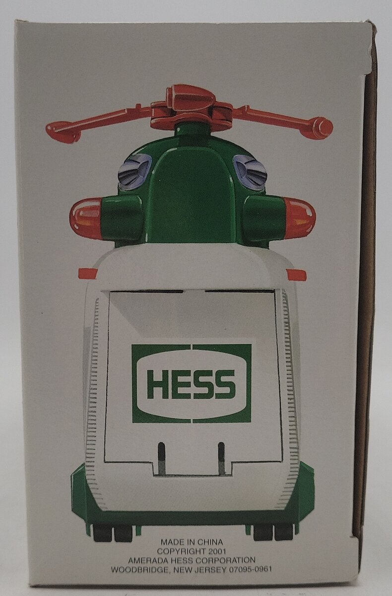 Hess Heli-Carrier W/ Jeep & Motorcycle EX/Box
