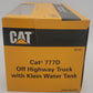 Norscot 55142 1:50 DieCast Caterpillar 777D Off Highway Truck w/Klein Water Tank EX/Box