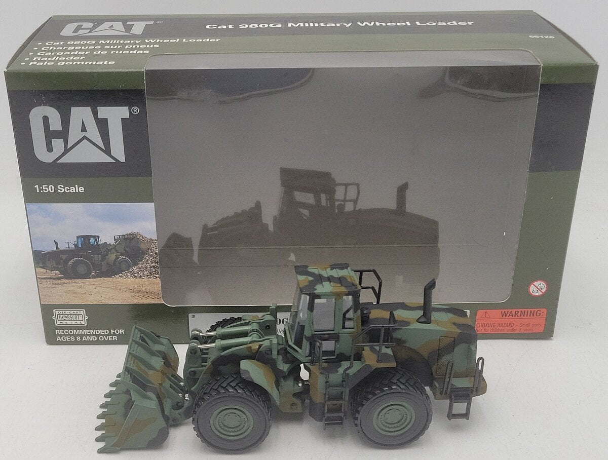 Norscot 55126 1:50 Scale Diecast Caterpillar 980G Military Wheel Loader EX/Box