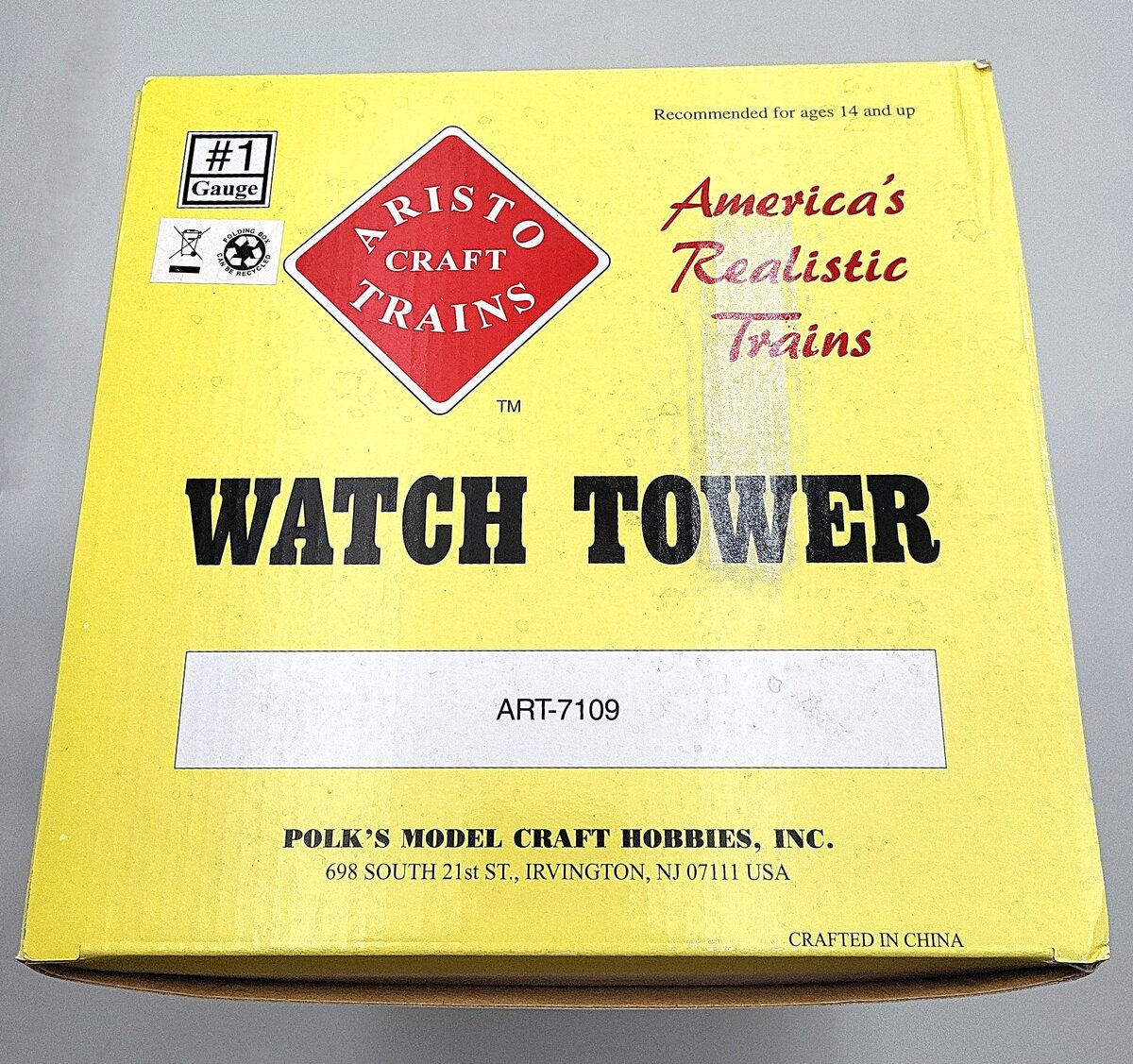 Aristo-Craft ART-7109 G Scale Elevated Switch Tower EX/Box