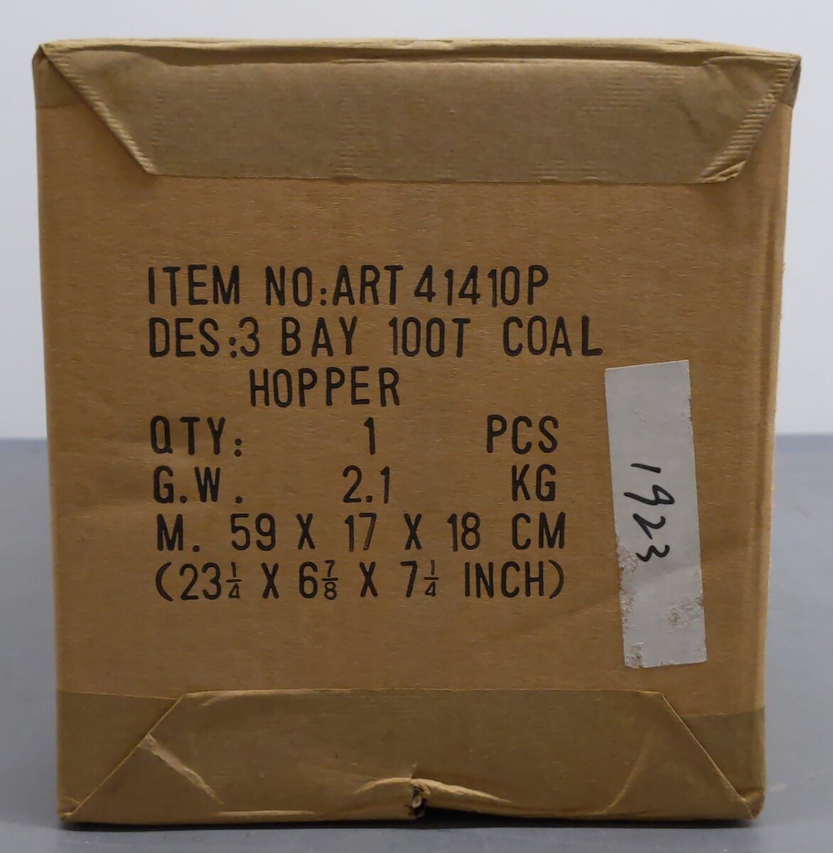 Aristo-Craft ART41410P G Chicago & North Western 3 Bay 100 Ton Coal Hopper MT/Box