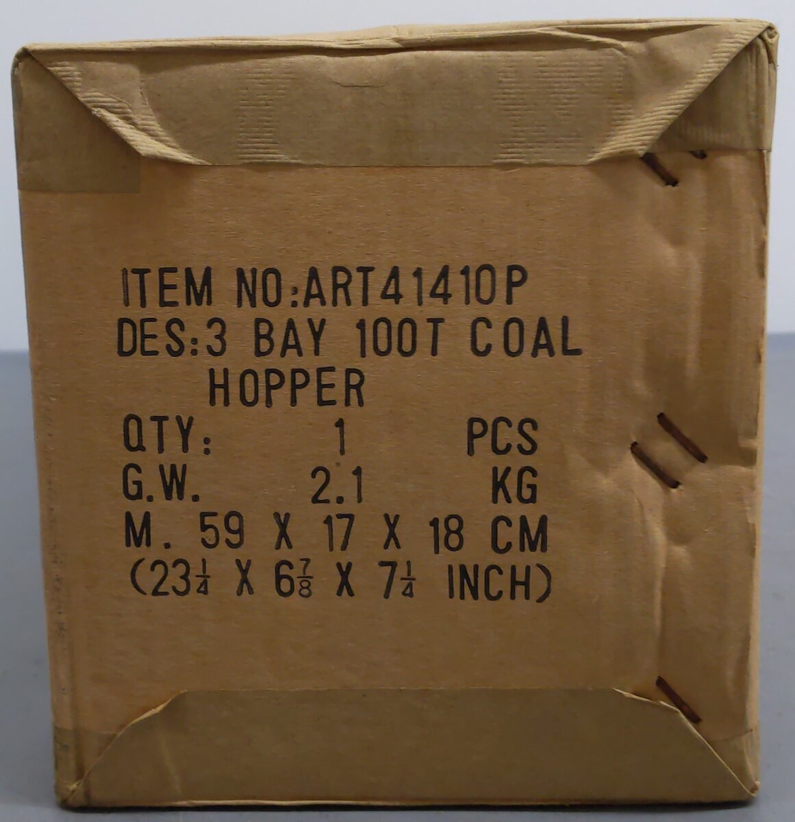 Aristo-Craft ART41410P G Chicago & North Western 3 Bay 100 Ton Coal Hopper MT/Box