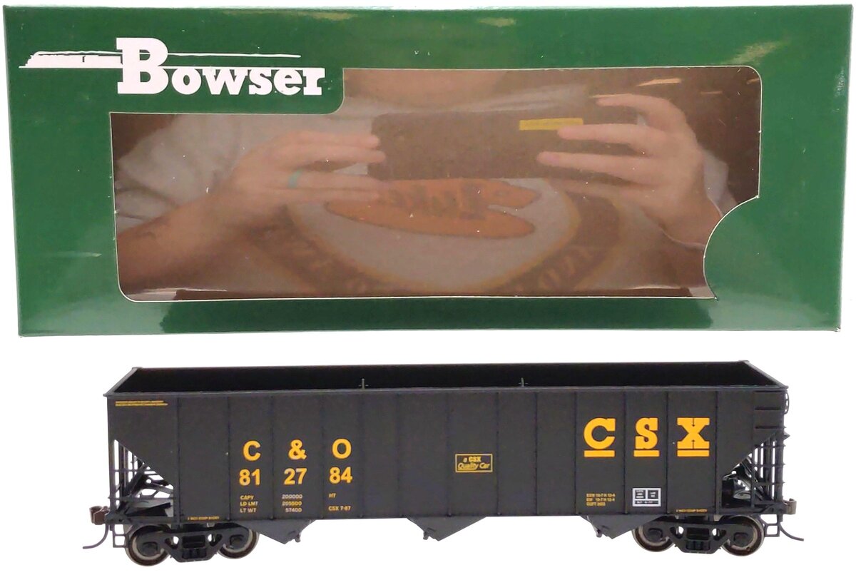 Bowser 41165 HO CSX/B&O 100-Ton 3-Bay Hopper Executive Line #812784 LN/Box