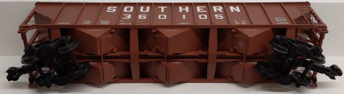 Aristo-Craft 41413P G Scale Southern 3 Bay 100 Ton Hopper #360105 EX/Box