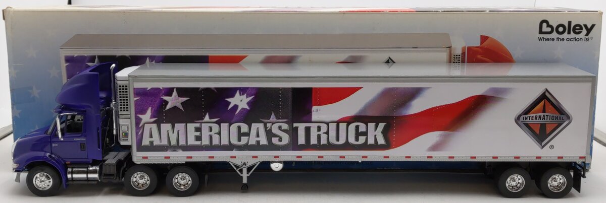 Boley 4600-2AT 1:32 International America's Truck 8600 w/ Refrigerated Trailer EX/Box