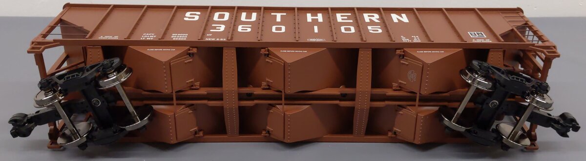 Aristo-Craft 41413P G Scale Southern 3 Bay 100 Ton Hopper #360105 (Metal Wheels) EX/Box