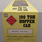 Aristo-Craft 41413P G Scale Southern 3 Bay 100 Ton Hopper #360105 (Metal Wheels) EX/Box