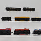 Rapido and Others N Scale Assorted Steam Locomotive and Freight Cars [9] VG