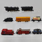 Rapido and Others N Scale Assorted Steam Locomotive and Freight Cars [9] VG