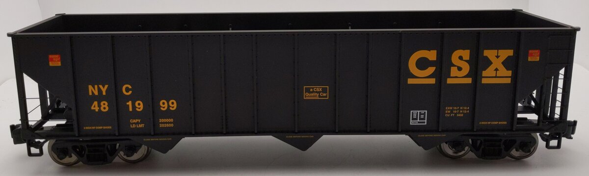Aristo-Craft ART-41488PC-D G Scale CSX 100 Ton Hopper #481999 NIB