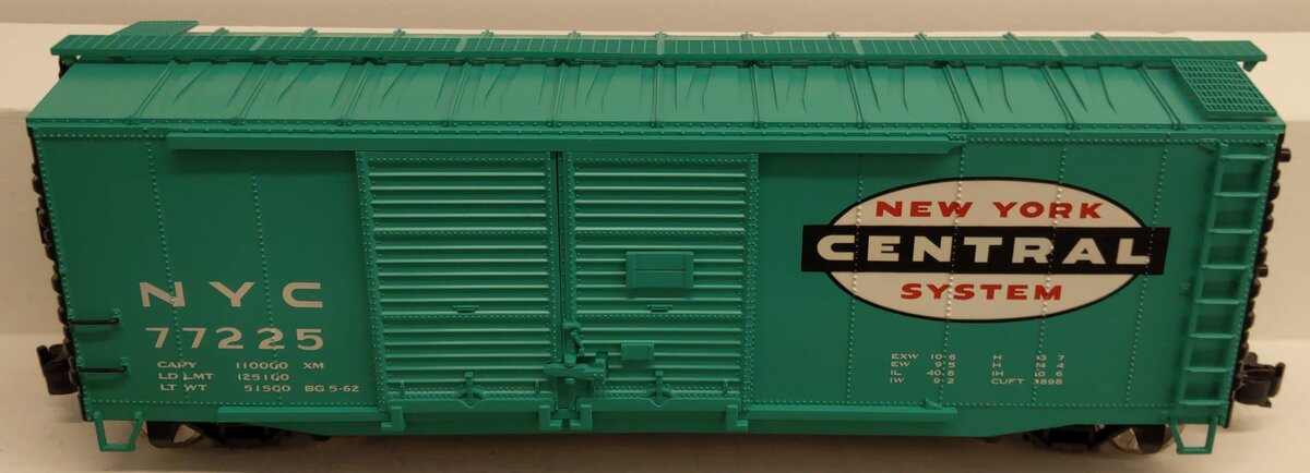 Aristo-Craft 45105 G Scale NYC 40' Double Door Boxcar #77225 (Metal Wheels) LN/Box