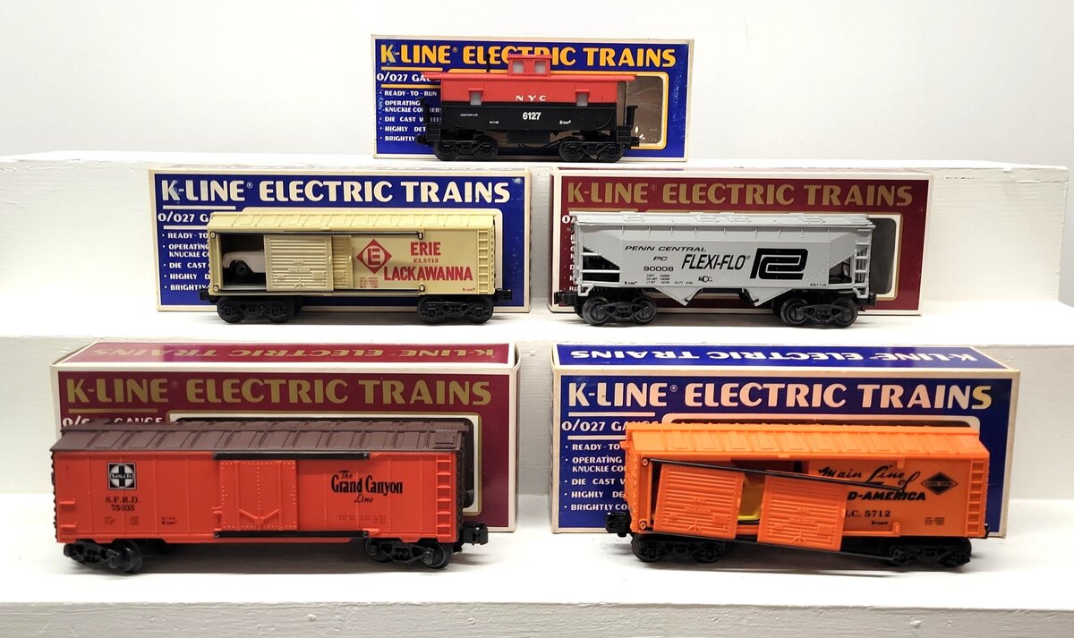 K-Line O Gauge Assorted Freight Cars [5] EX