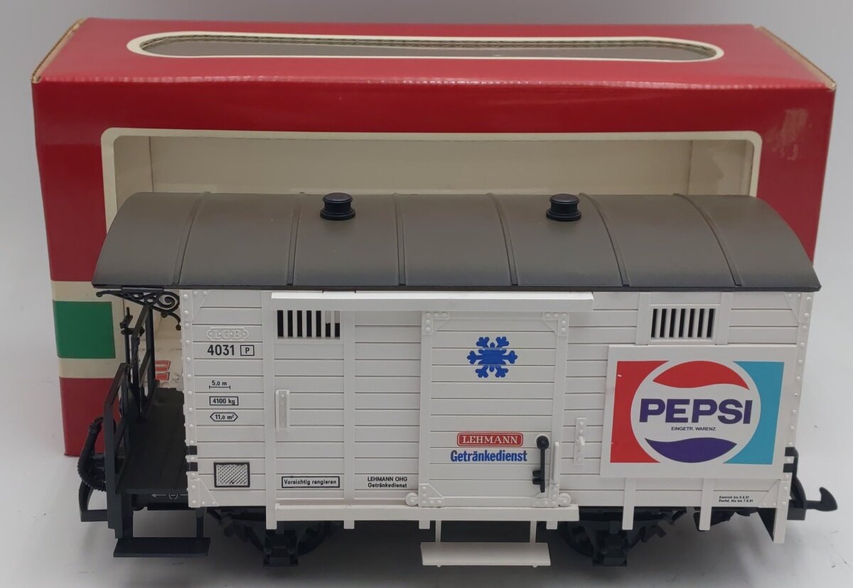 LGB 4031 G Scale Pepsi Cola Boxcar EX/Box