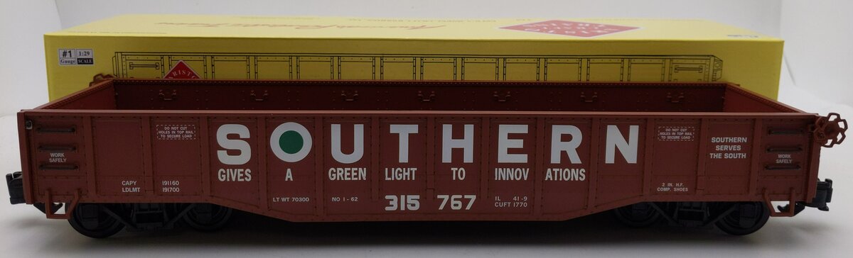 Aristo-Craft ART-41012 G Scale Southern Railway Gondola #315767 NIB