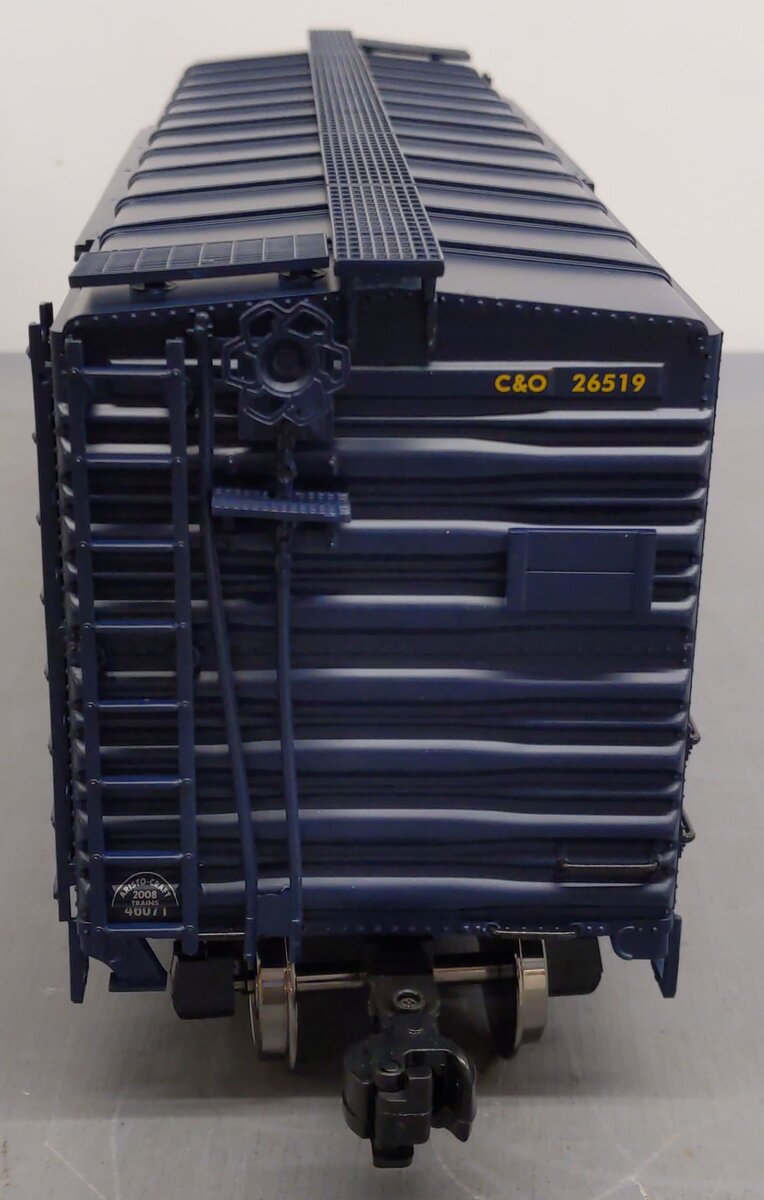 Aristo-Craft 46071 G Gauge Chessie 40' Steel Boxcar #26519 (Metal Wheels) EX/Box
