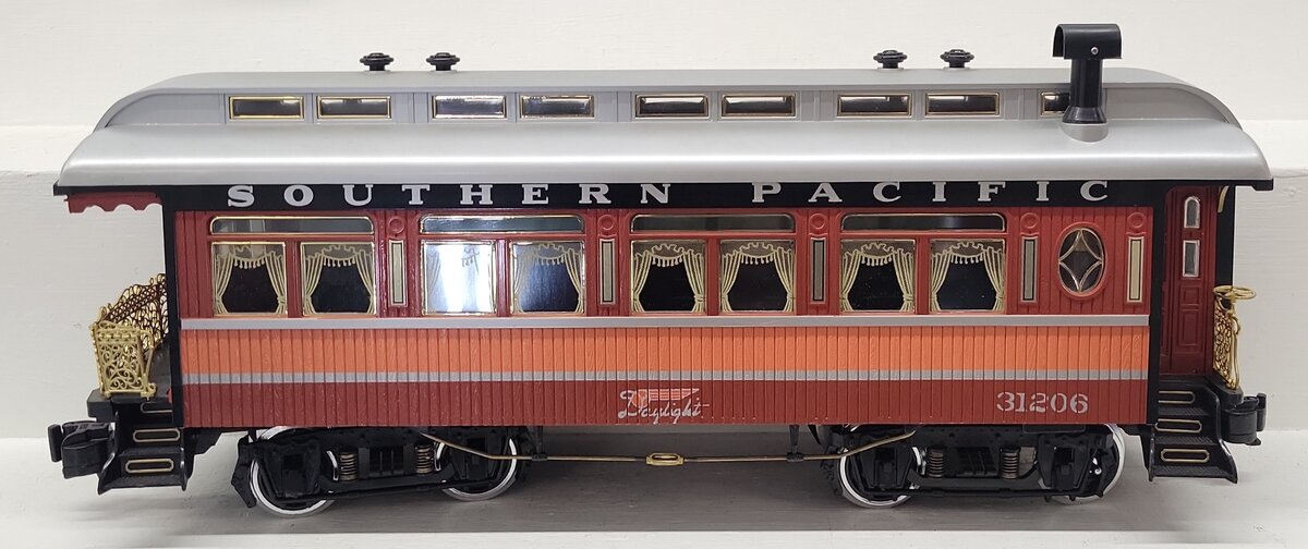Aristo-Craft 31206 G Scale Southern Pacific Observation Car w/ Metal Wheels EX/Box