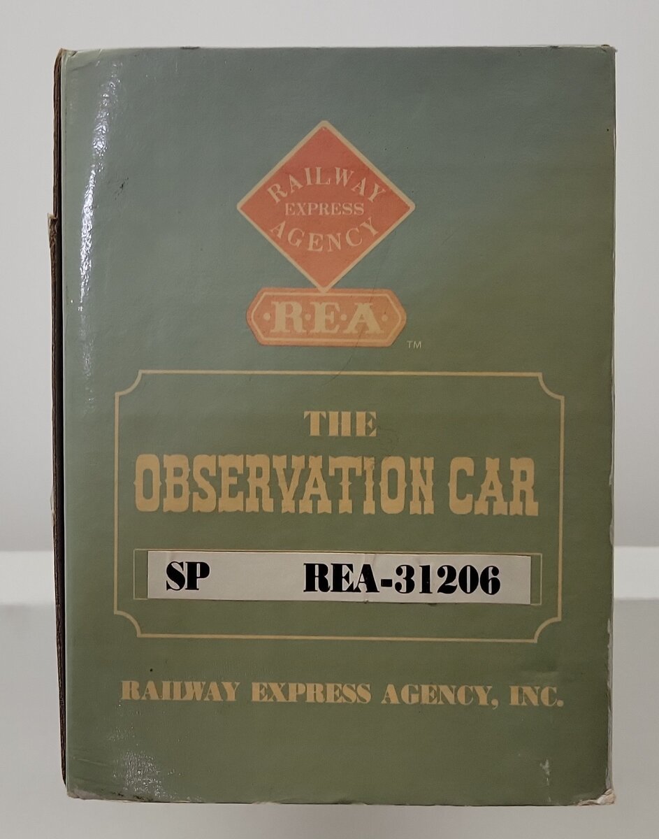 Aristo-Craft 31206 G Scale Southern Pacific Observation Car w/ Metal Wheels EX/Box