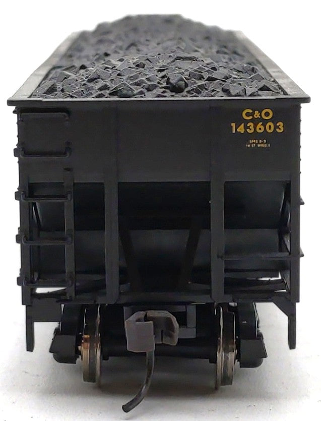 Atlas 1191 HO Scale Chessie/C&O AAR 70T 9 Panel Hopper #143603 LN/Box