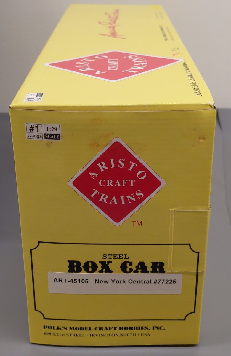 Aristo-Craft 45105 NYC 40' Double Door Boxcar #77225 EX/Box