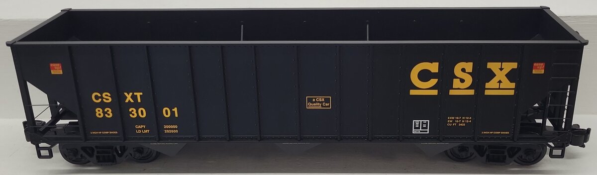 Aristo-Craft 41488PC-A CSX 100 Ton Hopper Car #833001 EX/Box