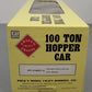 Aristo-Craft 41488PC-A CSX 100 Ton Hopper Car #833001 EX/Box