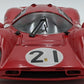 Jouef 1:18 Scale Diecast Ferrari 330 P4 Car #21 Red VG