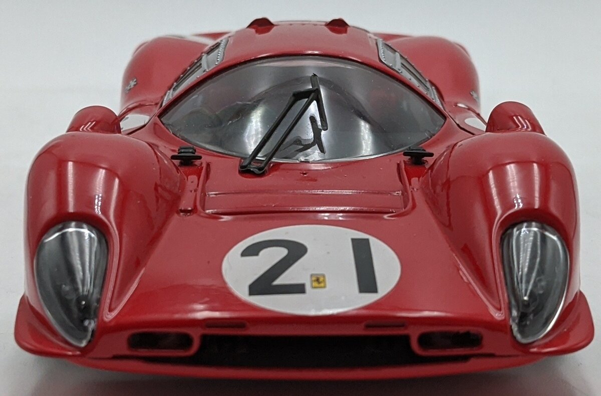 Jouef 1:18 Scale Diecast Ferrari 330 P4 Car #21 Red VG