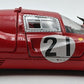 Jouef 1:18 Scale Diecast Ferrari 330 P4 Car #21 Red VG