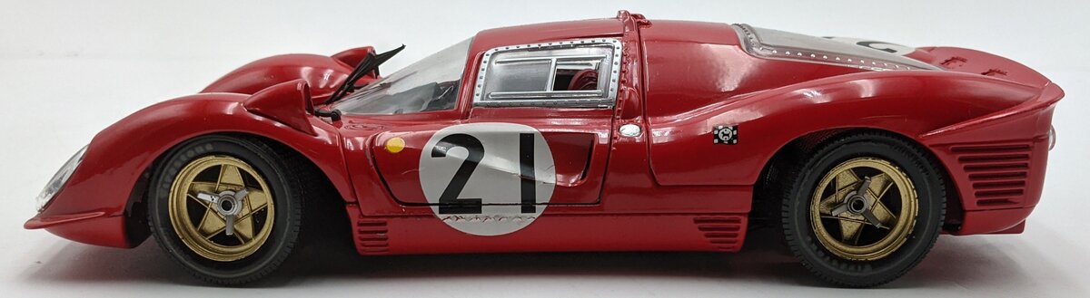 Jouef 1:18 Scale Diecast Ferrari 330 P4 Car #21 Red VG