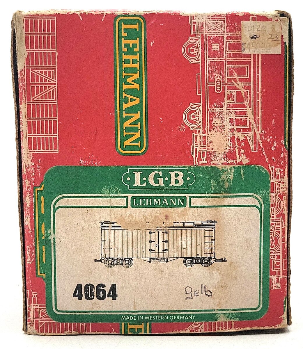 LGB 4064 G Scale D&RGW Woodside Refrigerator Car EX/Box
