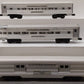 Lionel O Vintage Lionel Lines Aluminum Passenger Cars: 2534, 2531, 2530 [3] VG