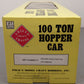Aristo-Craft 41488PC-F G Scale  CSX 3 Bay 100 Ton Coal Hopper (Metal Wheels) EX/Box