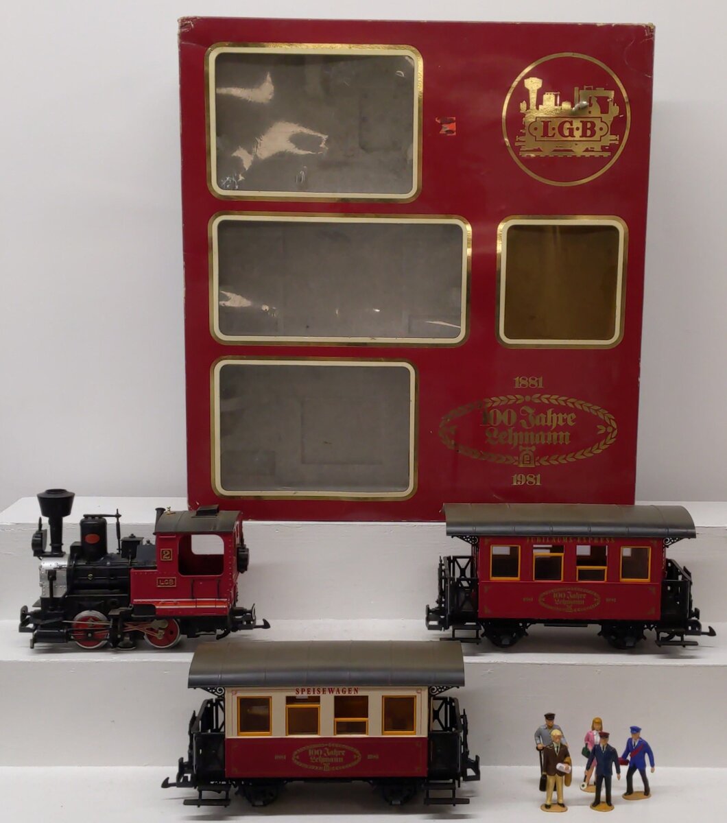 LGB 100 Jahre Lehmann G Gauge Steam Train Set VG/Box