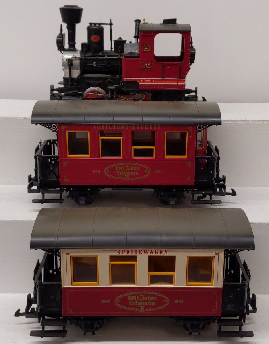 LGB 100 Jahre Lehmann G Gauge Steam Train Set VG/Box