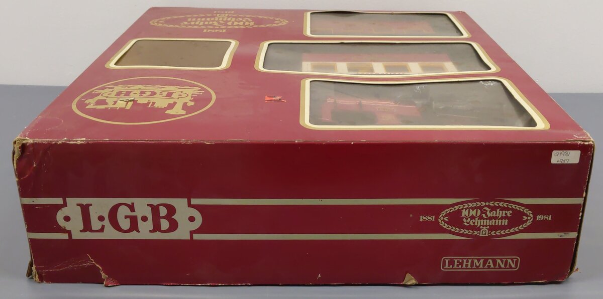 LGB 100 Jahre Lehmann G Gauge Steam Train Set VG/Box
