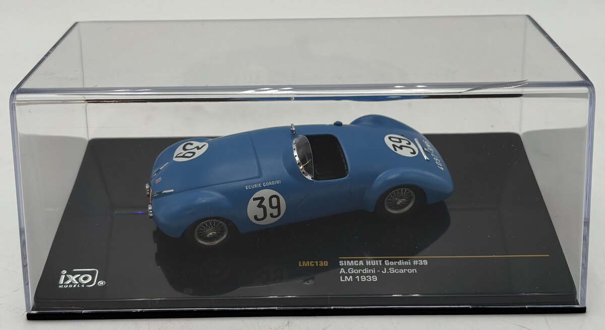 IXO Models LMC130 1:43 LM 1939 Simca Huit Gordini #39 LN
